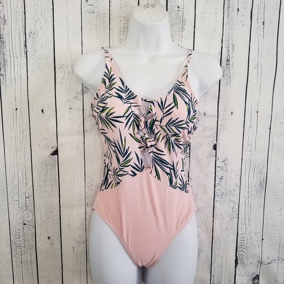 Pink & Palm Swim One Piece NWOT - Picture 7 of 8